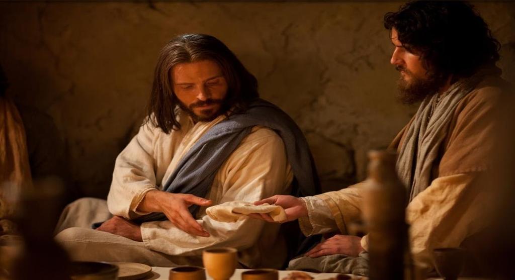Ik heb jullie al eens verteld over de nacht waarin onze Heer Jezus Christus gevangen werd genomen. Ik heb het van de Heer zelf gehoord. 's Avonds bij de maaltijd pakte Jezus een brood.
