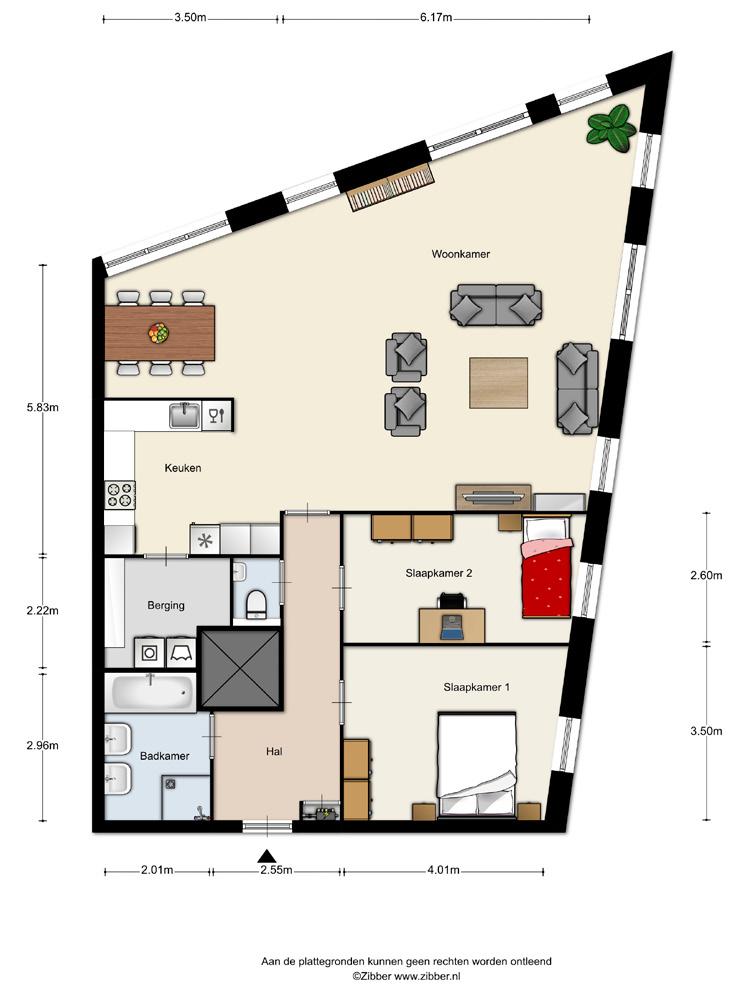 Vloerdecoratie, te weten: -Vloerbedekking -parketvloer/laminaat -plavuizen Warmwatervoorziening, te weten: - CV met toebehoren Thermostaat Mechanische ventilatie/luchtbehandeling Airconditioning