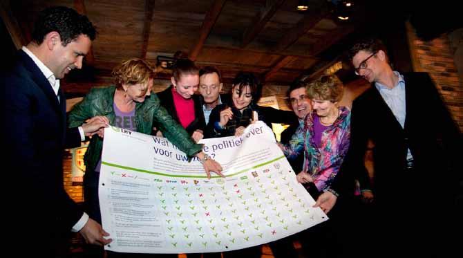 Huisartsenzorg kan rekenen op warme steun van politiek Bruin café Rootz in hartje Den Haag vormde onlangs het decor van het LHV Verkiezingsdebat.