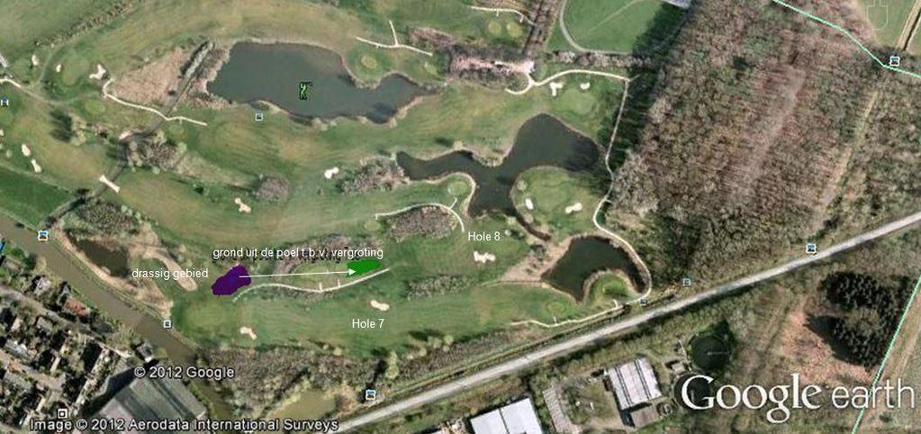 Afbeelding 1.1 Ligging golfbaan Onderstaand zijn de exacte planlocaties weergegeven. Afbeelding 1.