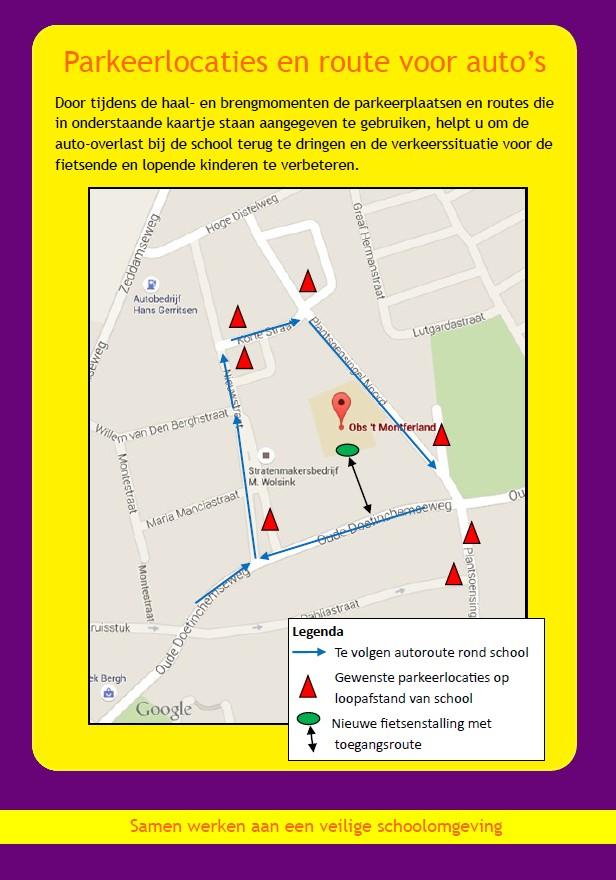 Verkeer rondom de school De gemeente Montferland, de politie en de school willen de verkeerssituatie tijdens de haalen brengmomenten verbeteren.