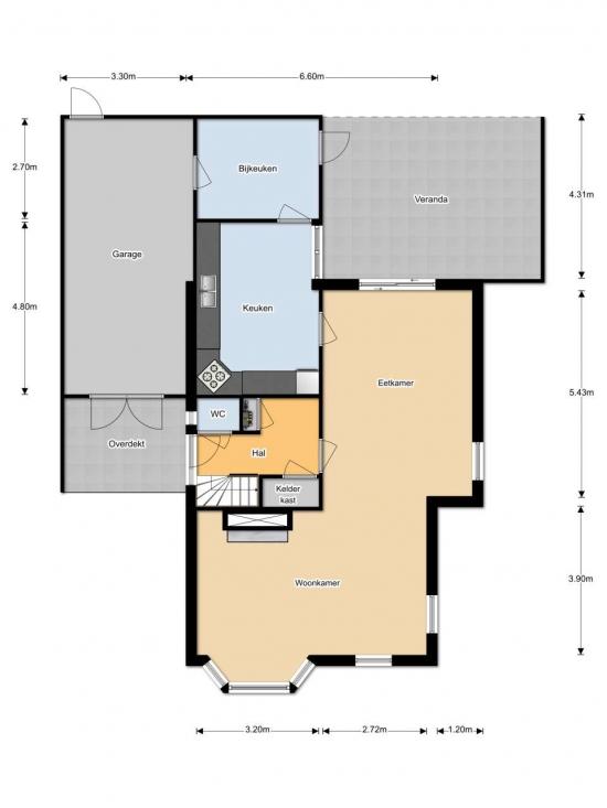 Plattegrond Fideliolaan 12