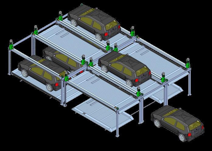 parkeren.  onafhankelijk systeem.