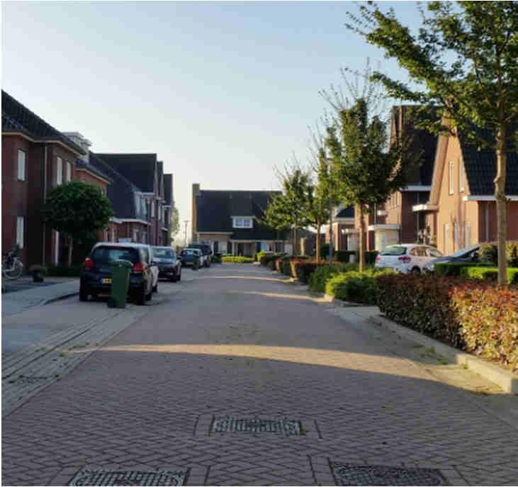 3.5 Klompenmakershof De Klompenmakershof (figuur 3.7) vormt straks één van de twee ontsluitingen van de nieuwe woningen in Velddriel-Zuid.