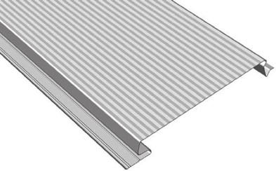 Wandplaten Plankprofi el / potdeksel Hairline 300 Nominale staaldikte (mm) 0.88 Gewicht (kg/m 2 ) 11.05 Werkende breedte (mm) 300 Bandbreedte (mm) 480 Max. lengte (mm) 8000 Min.