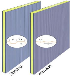 000 Frigotherm V 1150 Productie: AMCF-Onnaing Nominale kerndikte (mm) 40 60 80 100 120 140 160 180 200 Gewicht (kg/m 2 ) 11.24 12.04 12.84 13.64 14.44 15.24 16.04 16.84 17.