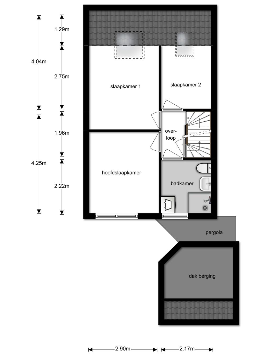 Plattegrond 1 e