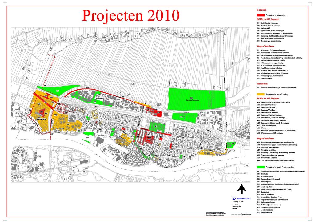 Bijlage 6. Projectenkaart Sliedrecht.