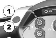 7.4 Snelheidsreductie bij het rijden van bochten activeren en deactiveren Uw scooter is uitgerust met een automatische snelheidsreductie, die bij het inschakelen van de scooter standaard geactiveerd