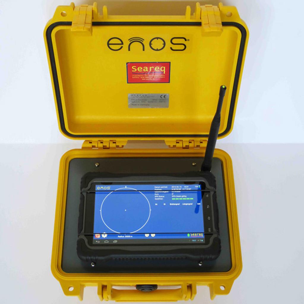 De ENOS De ENOS 3 is een relatief bekend systeem, ontwikkeld door Seareq, een bedrijf gevestigd in Duitsland dat veiligheids- en reddingsmaterieel produceert.