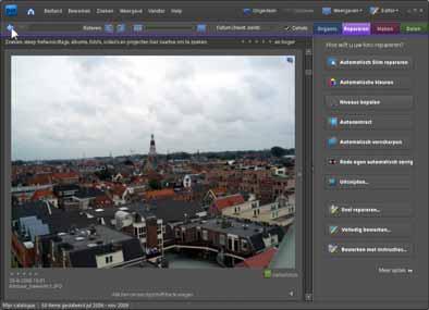 88 Basisgids Adobe Photoshop Elements 7 Na een paar tellen ziet u het resultaat. De foto is helderder geworden.