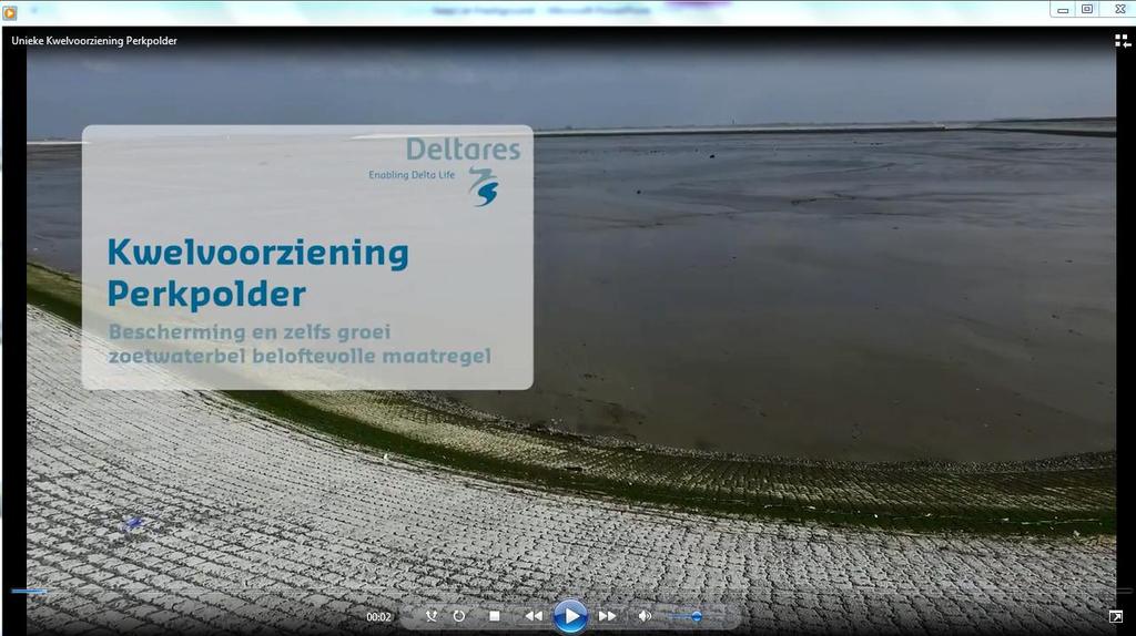 Yearly report Deltares 2015: https://www.youtube.com/watch?