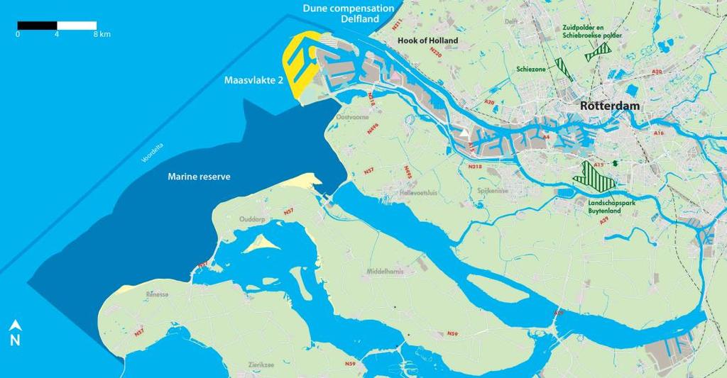 Evaluatie MEP Aanleg Maasvlakte 2 juni 2014 2 Inleiding Het voor u liggende rapport betreft de evaluatie van de aanlegfase van Maasvlakte 2 (MV2).