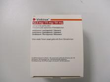 01 VIEKIRAX Viekirax 12,5 mg / 75 mg / 50 mg filmomhulde tabletten (roze). 1.1 Therapeutisch gebruik Viekirax wordt gebruikt als behandeling van een chronische infectie met het hepatitis C-virus bij volwassen patiënten.