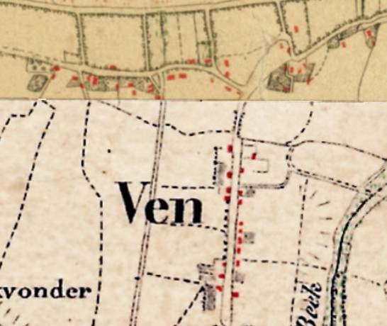 De westkant van het plangebied en de aangrenzend gelegen ruimte werd in 1869 al als bouwland gekarteerd.