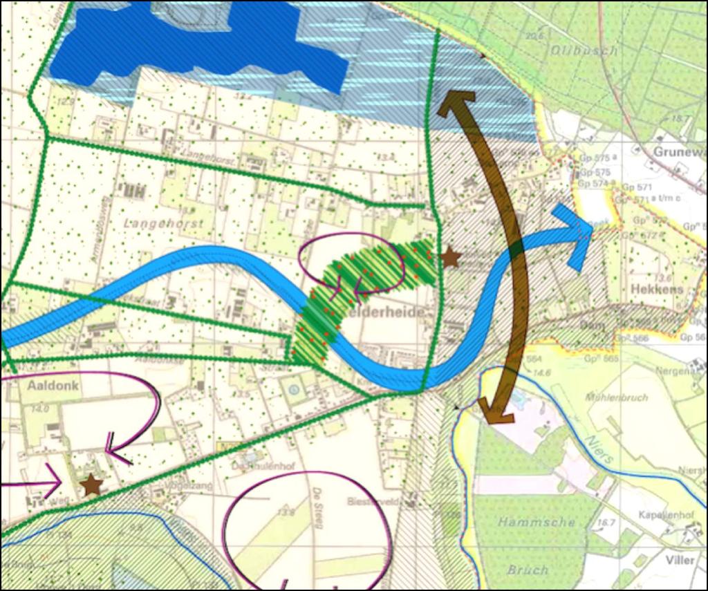 PLANOLOGISCH KADER In het Landschapsontwikkelingsplan van de gemeenten Mook en Middelaar en Gennep, wordt het plangebied gerangschikt in een gebied waar