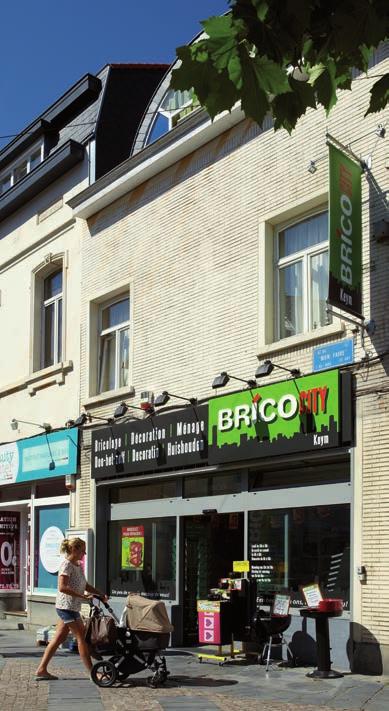 Een winkelconcept voor ieder type klant Brico is zowel in de stadscentra als in de buitenwijken actief met een concept dat systematisch is aangepast aan de locatie.