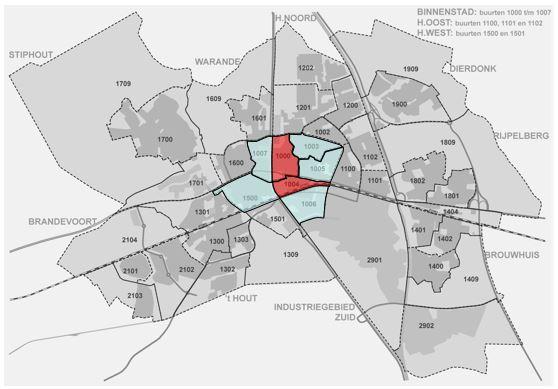 Bijlage 1.1 b.b. beleidsregel parkeernormen Helmond 217 Gebiedsindeling De indeling van de gebieden is conform de Statistische gebiedsindeling van de gemeente Helmond.