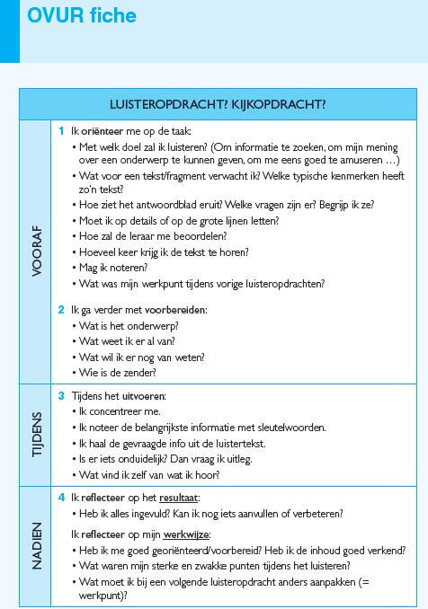 1. Leerwinst: OVUR/stappenplan