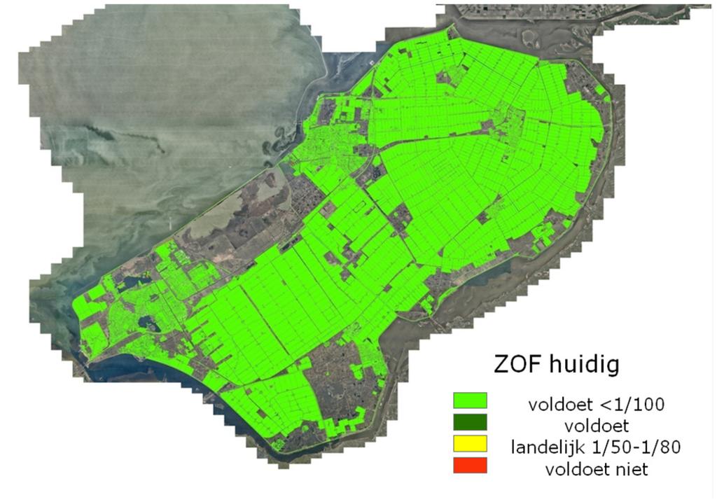 5.2 Zuidelijk en Oostelijk Flevoland Door het combineren van het toetsingsresultaat en het beheerdersoordeel is de wateropgave bepaald.