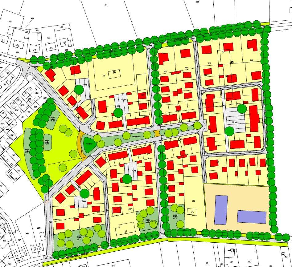 Verkavelingsvoorstel. Ambitie De ambitie is realisering van een woonbuurt met kwaliteit en een eigen gezicht. Daartoe beschikt de buurt over een eigen herkenbare structuur en een markant karakter.