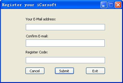 Installeer de icarsoft 2e generatie update tool en start het. 2. U wordt gevraagd om het serienummer in te typen (serienummer vindt u op de achterkant van het icarsoft apparaat.