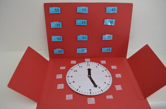 30. Kaftjes kloklezen digitaal (verwerving) ET 2.12 kloklezen (analoge en digitale klokken). Tijdsintervallen kunnen berekenen en de samenhang tussen seconden, minuten en uren kennen.