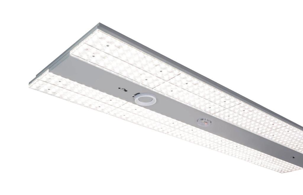 Individuele lenzen voor iedere medium power LED zorgen voor maximale uniformiteit en