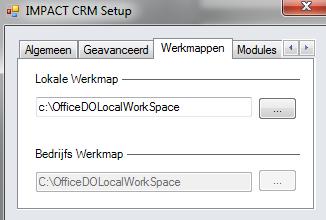 Office2010 ENKEL VOOR GEBRUIKERS VAN OUTLOOK 2010 Indien u wenst dat de IMPACT CRM en de mdules, na het pstarten van Outlk 2010, zichtbaar zijn in het Lint, dan dient u nder Office2010 de IMPACT CRM