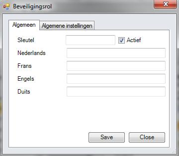 U kunt, via de knp Tevegen, zveel beveiligingsrllen aanmaken als u wenst, en beveiligingsrllen kunnen cumulatief wrden tegepast p gebruikersaccunts. Een gebruikersaccunt kan m.a.w. ver meerdere beveiligingsrllen beschikken.