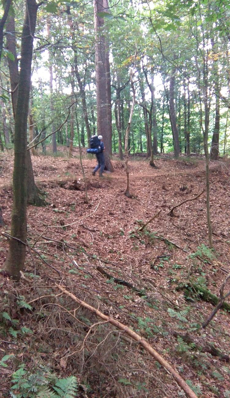 Kamperen deden we weer midden in de natuur, maar nu op