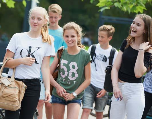 ER VALT VEEL TE KIEZEN De leerlingen van de basisscholen uit Heerenveen en omgeving met schoolkeuzeadvies mavo, havo en vwo kunnen instromen op de locaties Buitenbaan en Fedde Schurer in Heerenveen.