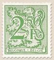 2019 - Cijfer op heraldieke leeuw. Type van nr. 1839 Uitgiftedatum: 21/09/1981 folder Nr.
