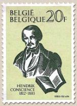 2106-100e verjaardag van het overlijden van Hendrik Conscience (1812-1883) Uitgiftedatum: