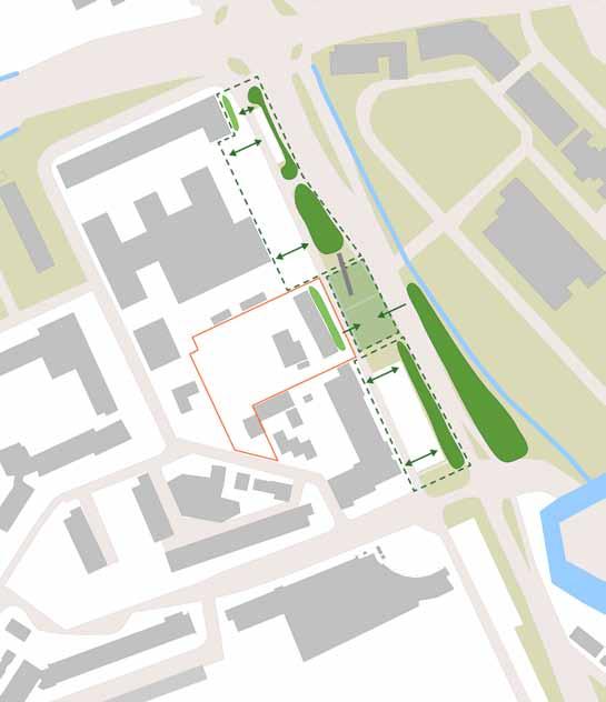 ruimtelijke context zende bebouwing en de daarbij horende functies.