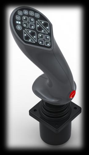 Joystick Een ergonomisch ontwerp heeft geleid tot een joystick die zeer goed in de hand ligt en gemakkelijk te bedienen is zonder dat er al te veel handbewegingen vereist zijn.