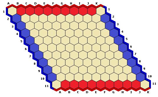 GAMES 1. HEX is rond 1942 onafhankelijk van elkaar bedacht door Piet Hein (Denemarken) en John Nash (VS). wordt gespeeld op een ruitvormig bord met hexagonale velden.