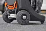 wielen zijn ook ideaal om het apparaat rubberen transportwielen over oneffenheden en tegen trappen