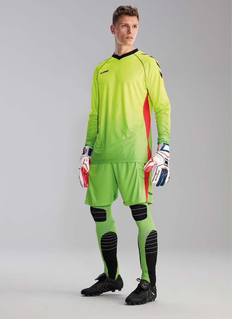 UNITY KEEPER SET SHIRT + SHORT High Impact keeper kous neon groen -