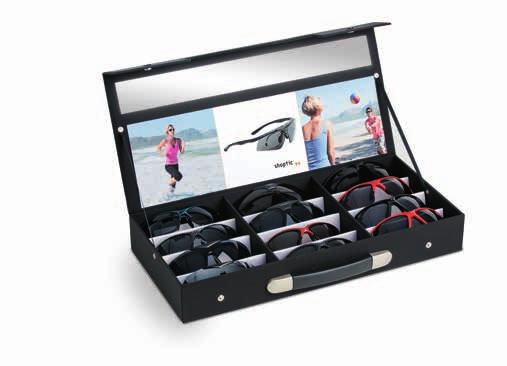 8915 99 Sportbrillen assortiment inclusief presentatiekoffer 12 sportbrillen in een presentatiekoffer Inhoud: 8915 01/04