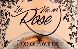Kaartwijnen rosé Château Roubine Rosé La Vie en Rose Frankrijk, A.O.C. Côtes de Provence 60% tibouren 40% cinsault Zalmroze kleur.
