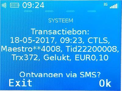 5. HOE VERSTUURT U EEN TRANSACTIEBON PER SMS?