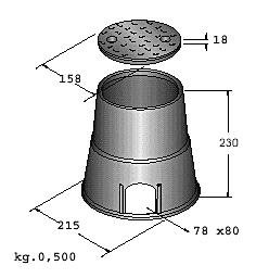 PP Hydrant putten 712 PP Hydrant putten 8000 HYDRANT PUT