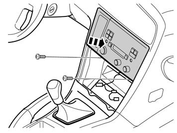 40 Geldt voor auto s tot en met modeljaar 2004 Controleer of de nieuwe adapterkabel niet zo terechtkomt, dat deze kan schuren