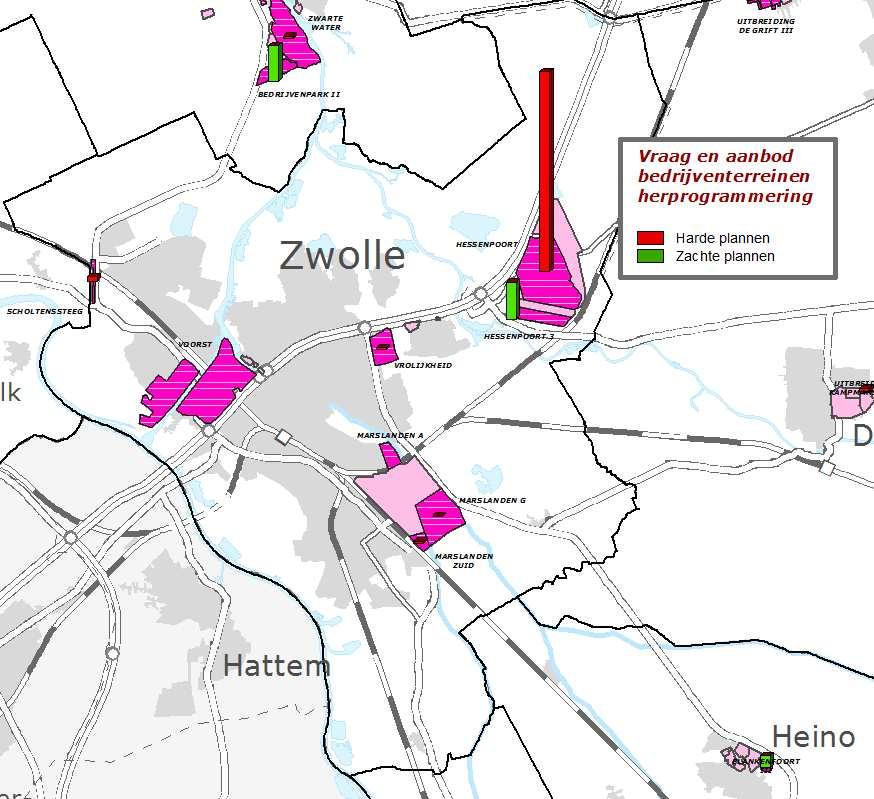 Zwolle Gemeente Vraag Hard plan Afspraken Zwolle Hessenpoort 135,3 Vrolijkheid 1,2 Marslanden G 0,2 Marslanden 1,4 Zuid Scholtensteeg 3,2 Totaal 110 141,3 Toelichting Kwantitatief.