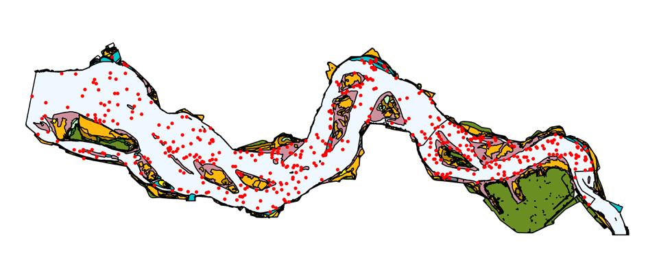 Figuur 4. Bemonsteringslocaties in de Habitatmapping Sublitoraal dataset (boven) en in de MWTL dataset 20