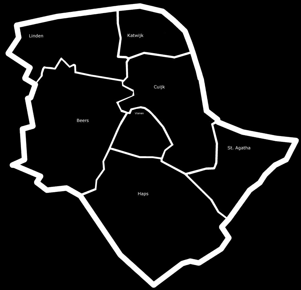 In totaal heeft de gemeente Cuijk 24.772 inwoners. Het is niet verwonderlijk dat het merendeel van de voorzieningen in Cuijk gesitueerd is.