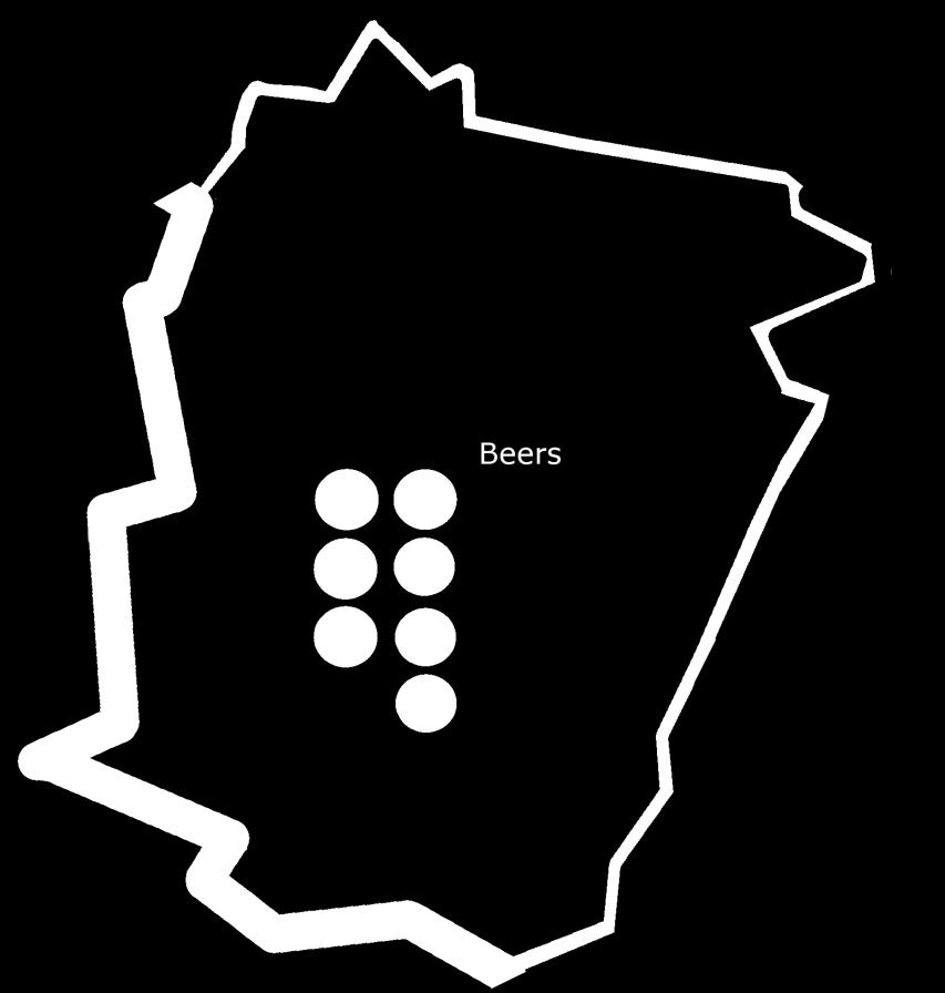 Beers Inwoners: 1711 In Beers beschikt men over een basisschool (131 leerlingen) met kinderopvang, een voetbal- en tennisveld en een sporthal.