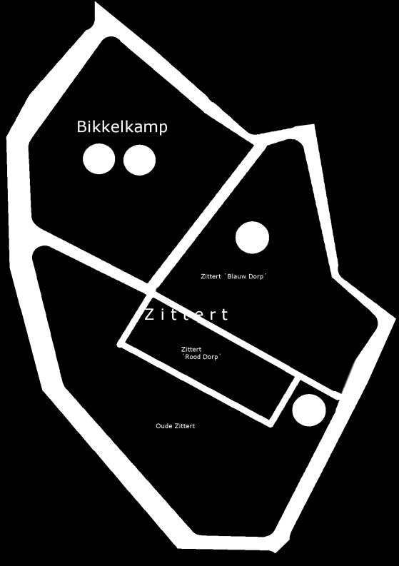 Bikkelkamp / Zittert Inwoners: 2390 De Bikkelkamp is in feite het sportpark inclusief de buurt die men in de volksmond Blauwe Dorp noemt.
