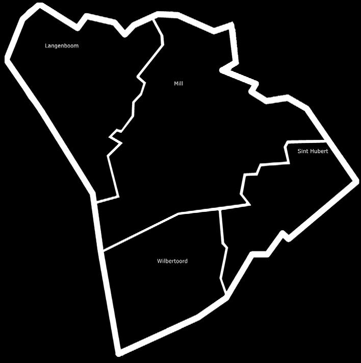 Dit heeft ook gevolgen voor het aanbod van voorzieningen op regionaal niveau. Vrijwel alle sociale accommodaties in de gemeente Mill en Sint Hubert zijn gericht op de inwoners van de gemeente.